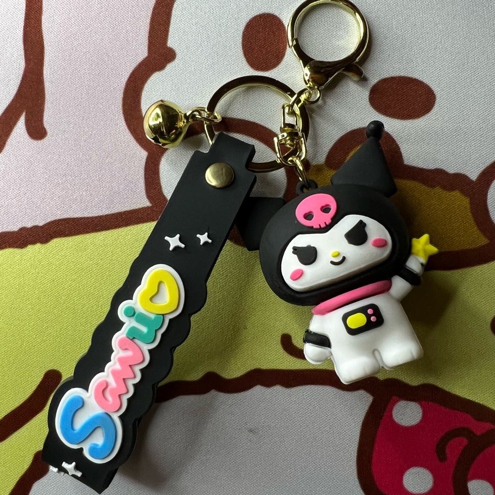 Space Kuromi keychain